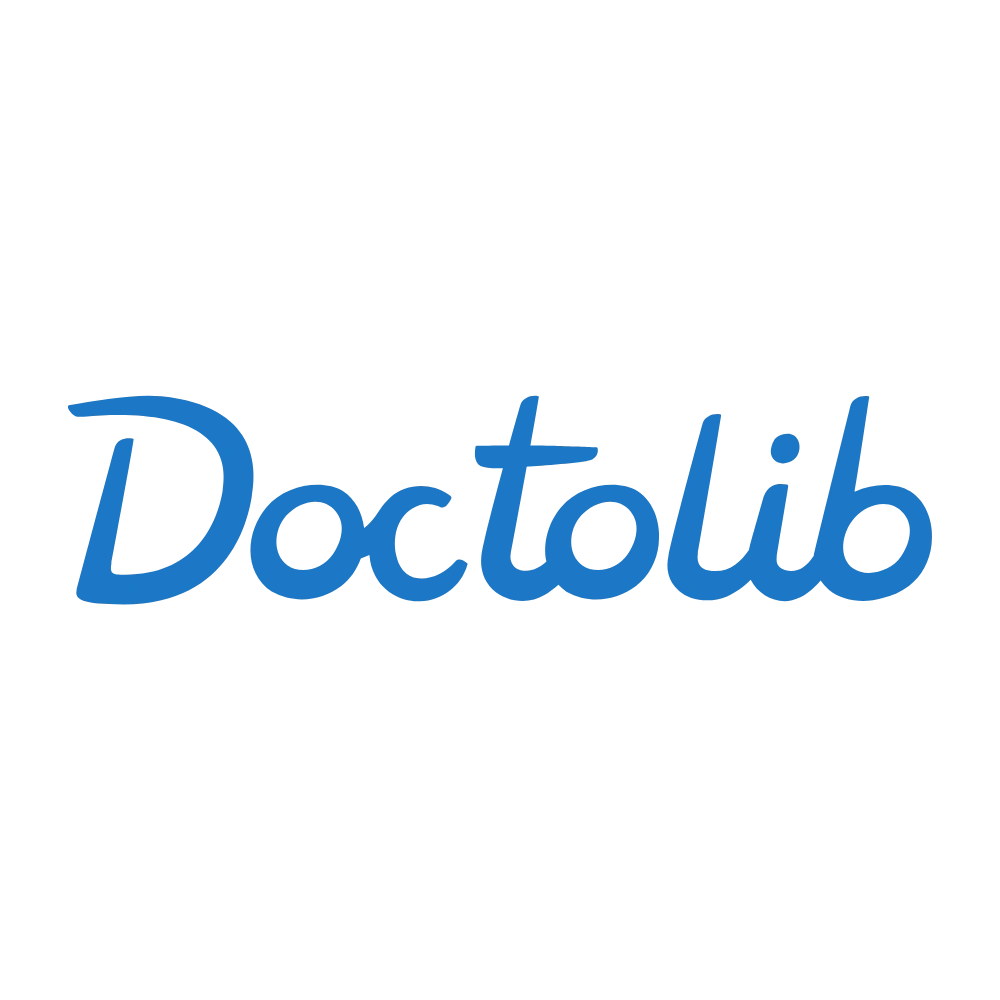 Logo Doctolib logiciel de prise de rendez-vous médical compatible Aldebaran